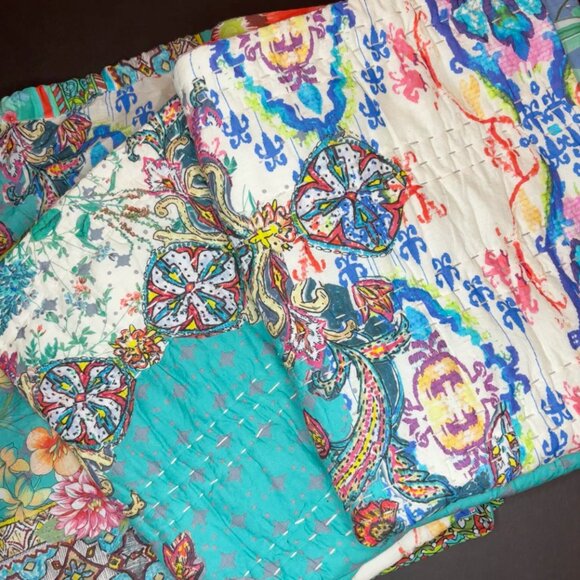 Johnny Was Mona Raquel Hand Quilted Shams - RH7521-5 - Picture 2 of 6